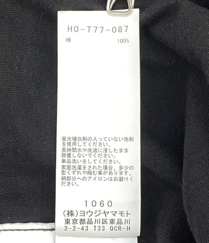 YOHJI YAMAMOTO POUR HOMME 半袖Ｔシャツ ブラック HO-T77-087 メンズ SIZE 3 ヨウジヤマモトプールオム
