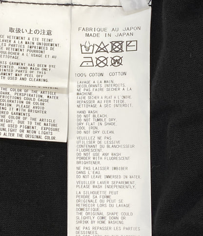 YOHJI YAMAMOTO POUR HOMME 半袖Ｔシャツ ブラック HO-T77-087 メンズ SIZE 3 ヨウジヤマモトプールオム
