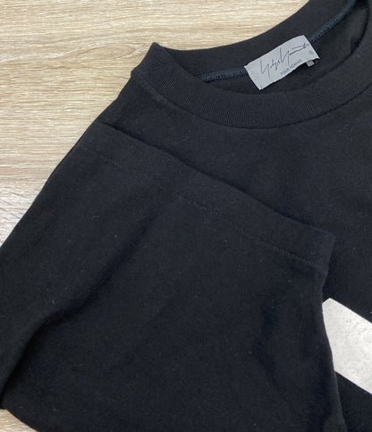 YOHJI YAMAMOTO POUR HOMME 半袖Ｔシャツ ブラック HO-T77-087 メンズ SIZE 3 ヨウジヤマモトプールオム