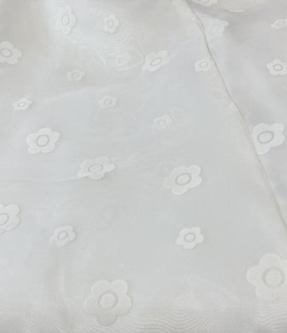 マリークヮント マーキュリーデュオ 五分袖ワンピース ブラック ホワイト 002520302201-01 レディース SIZE M Mercury Duo／Mary Quant