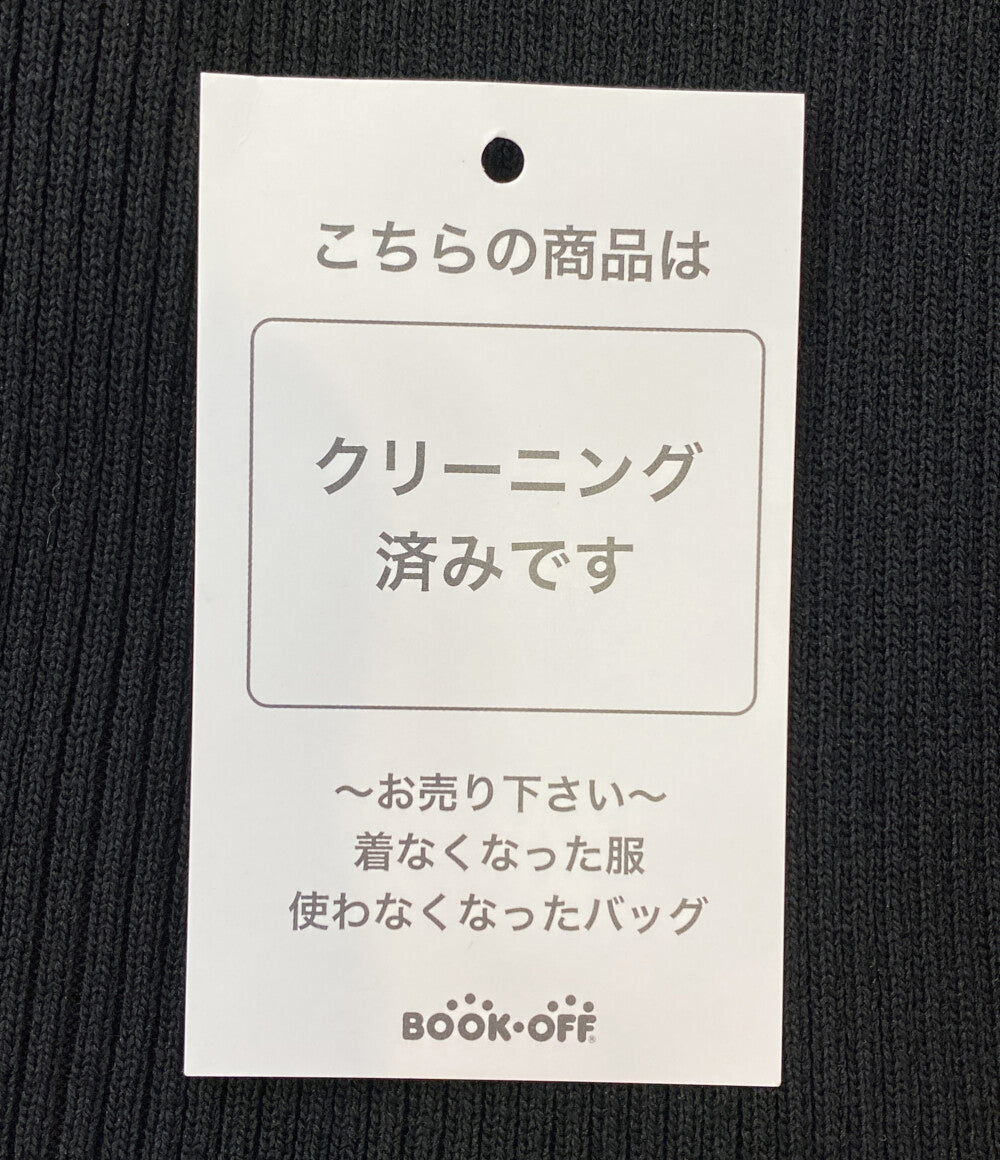 マリークヮント マーキュリーデュオ 五分袖ワンピース ブラック ホワイト 002520302201-01 レディース SIZE M Mercury Duo／Mary Quant