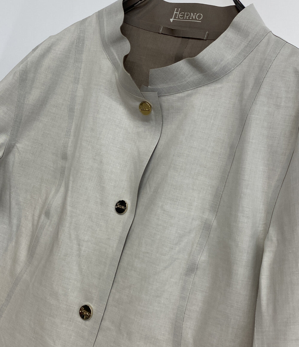 ヘルノ リバーシブルスプリングコート レディース SIZE 40 HERNO