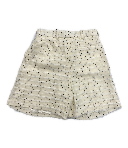 ニナリッチ ハーフパンツ ツイード ドット 5S-PA010-W0357 25SS レディース SIZE 38 NINA RICCI