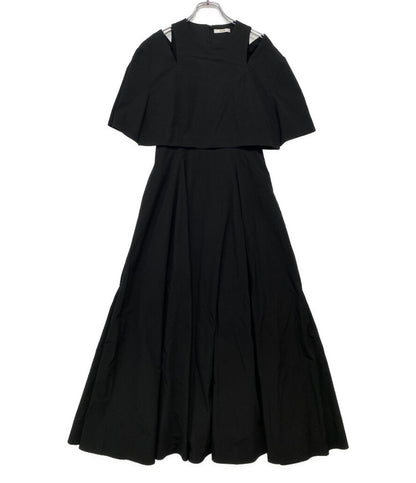 クラネ レイヤード風ワンピース ブラック 16112-5142 レディース SIZE 2 CLANE