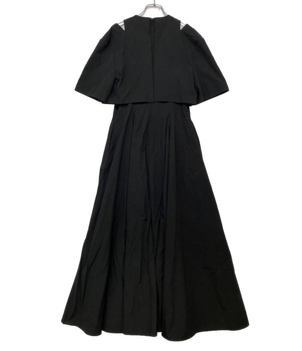 クラネ レイヤード風ワンピース ブラック 16112-5142 レディース SIZE 2 CLANE