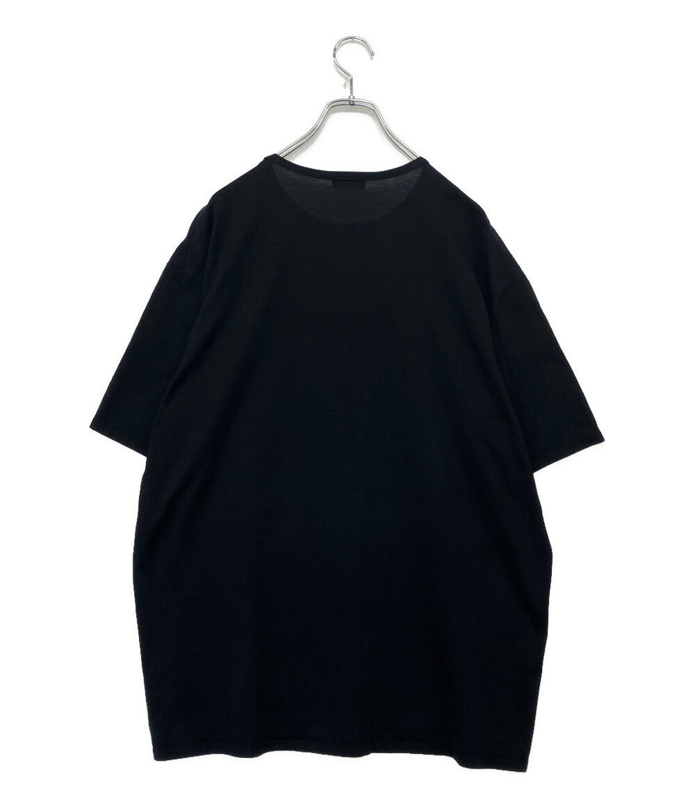 LAD MUSICIAN 半袖Ｔシャツ ペイント ブラック メンズ SIZE 44 ラッドミュージシャン