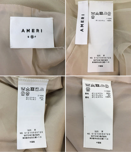 アメリ ロングジレ ベスト LONG BEST SET SHEER DRESS 2022ss レディース SIZE M AMERI