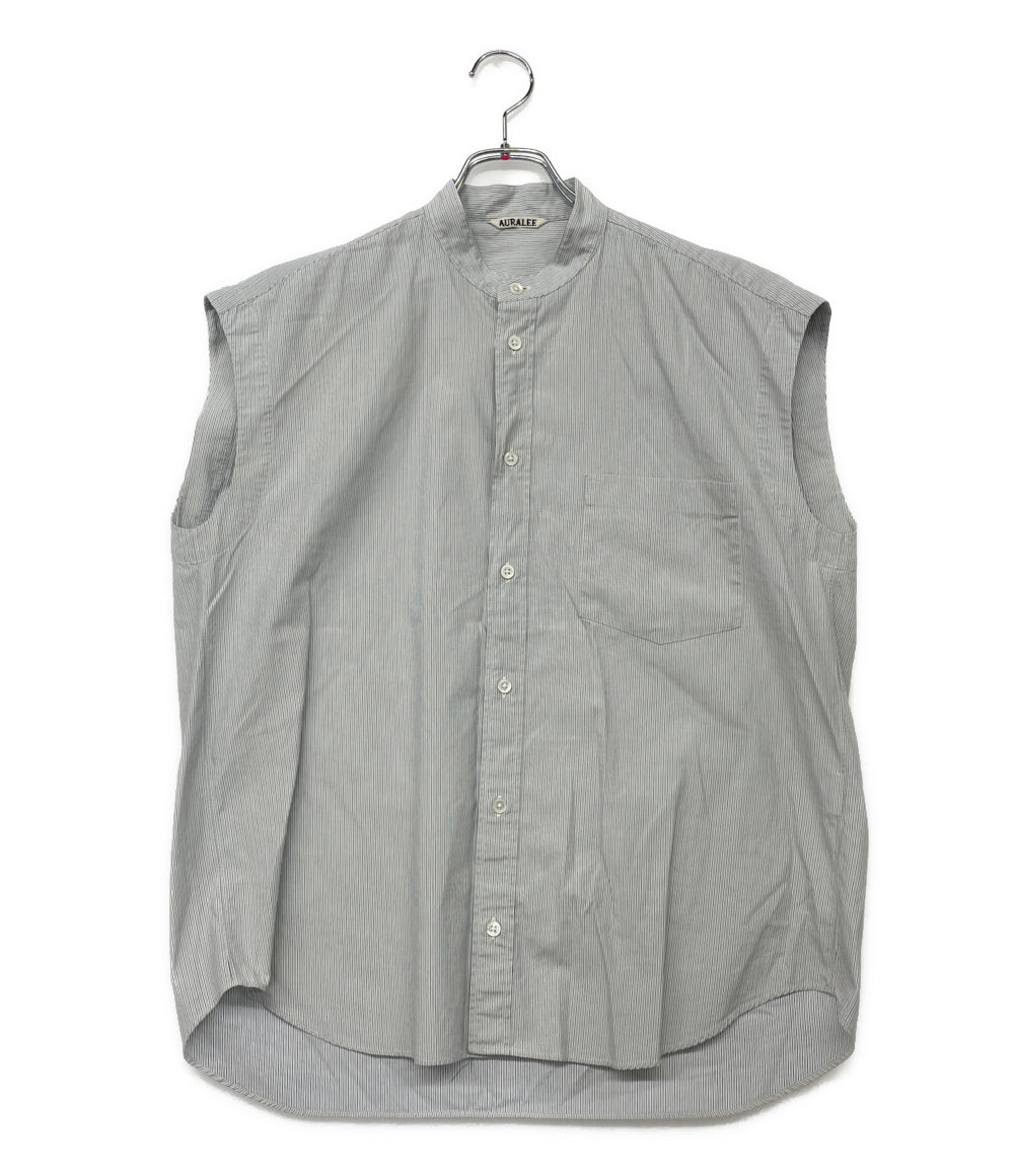 AURALEE ノースリーブブラウス ストライプ A20SS04TS レディース SIZE - オーラリー