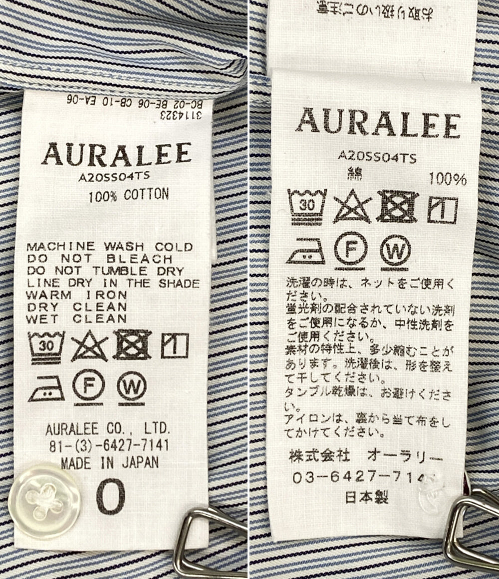 AURALEE ノースリーブブラウス ストライプ A20SS04TS レディース SIZE - オーラリー
