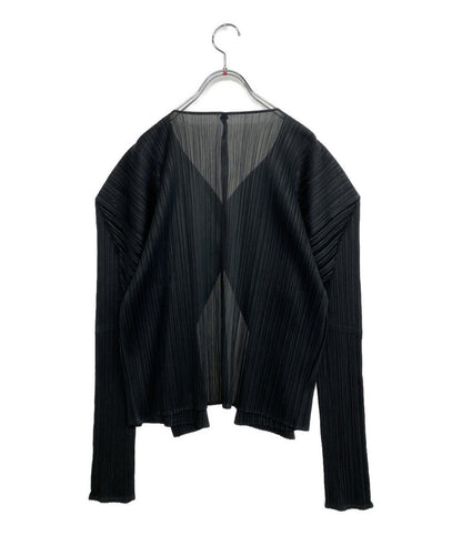 プリーツプリーズ カーディガン ブラック PP04JD623 レディース SIZE 3 PLEATS PLEASE