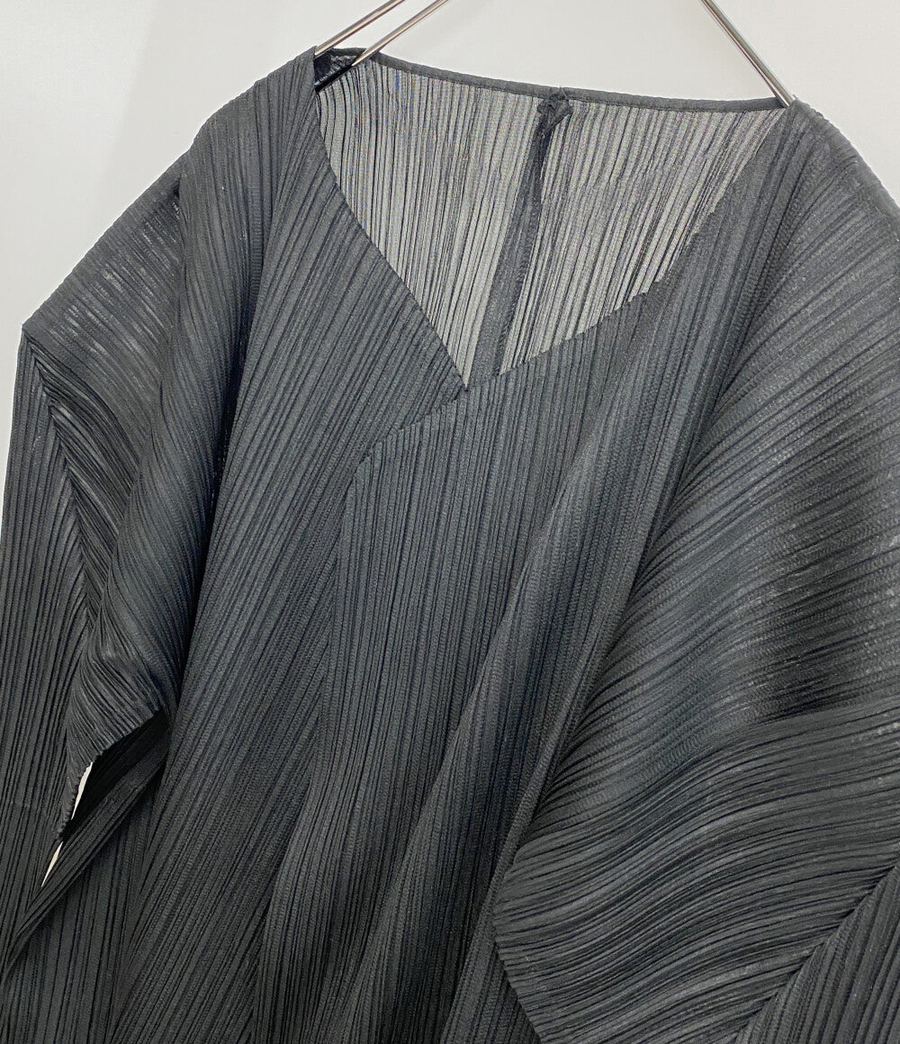 プリーツプリーズ カーディガン ブラック PP04JD623 レディース SIZE 3 PLEATS PLEASE
