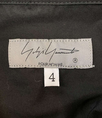 ヨウジヤマモトプールオム 長袖シャツ HO-B01-001 メンズ SIZE 4 YOHJI YAMAMOTO POUR HOMME