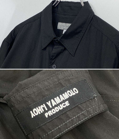 ヨウジヤマモトプールオム 長袖シャツ HO-B01-001 メンズ SIZE 4 YOHJI YAMAMOTO POUR HOMME