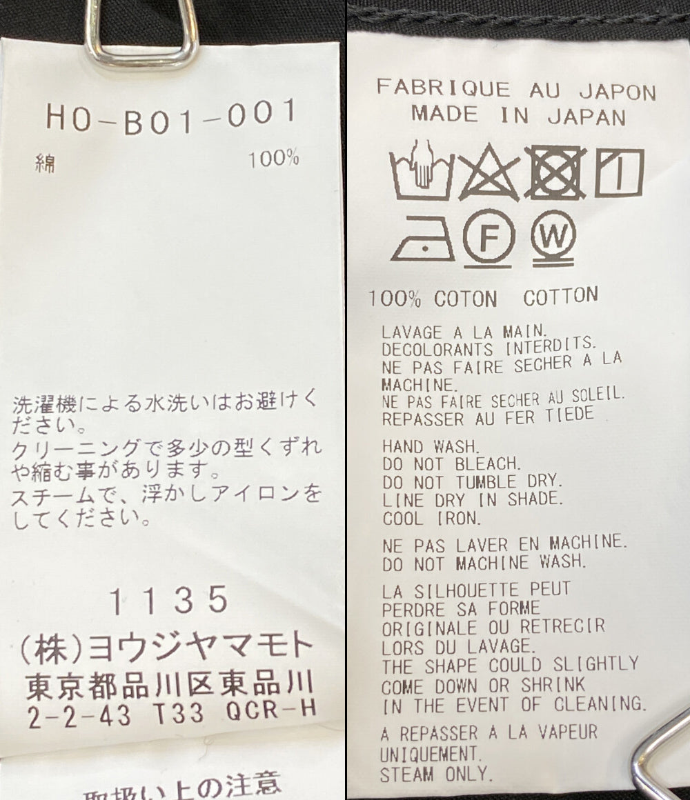ヨウジヤマモトプールオム 長袖シャツ HO-B01-001 メンズ SIZE 4 YOHJI YAMAMOTO POUR HOMME