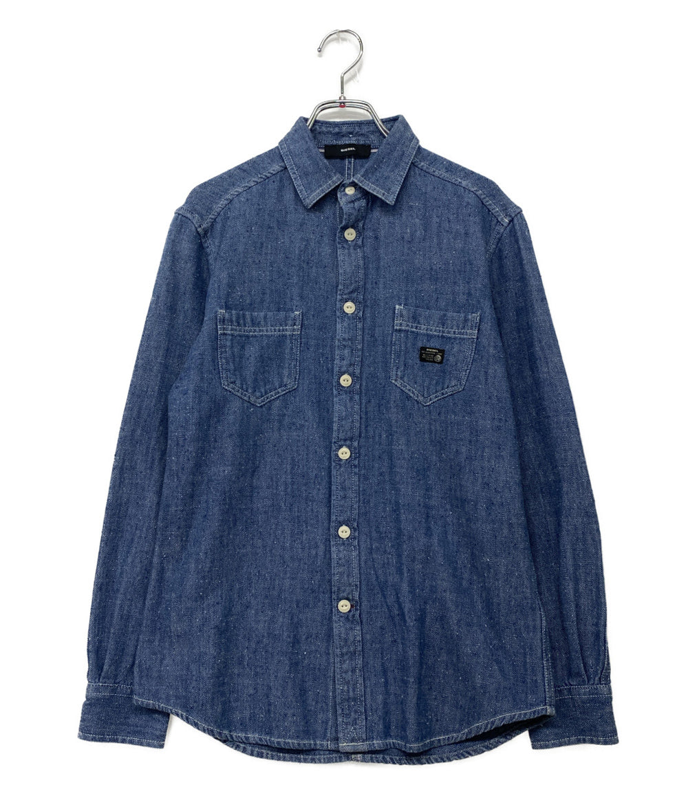 DIESEL 長袖シャツ デニムシャツ ブルー レディース SIZE XS ディーゼル