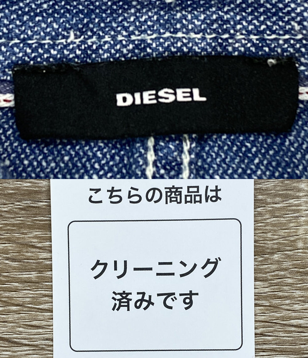 DIESEL 長袖シャツ デニムシャツ ブルー レディース SIZE XS ディーゼル