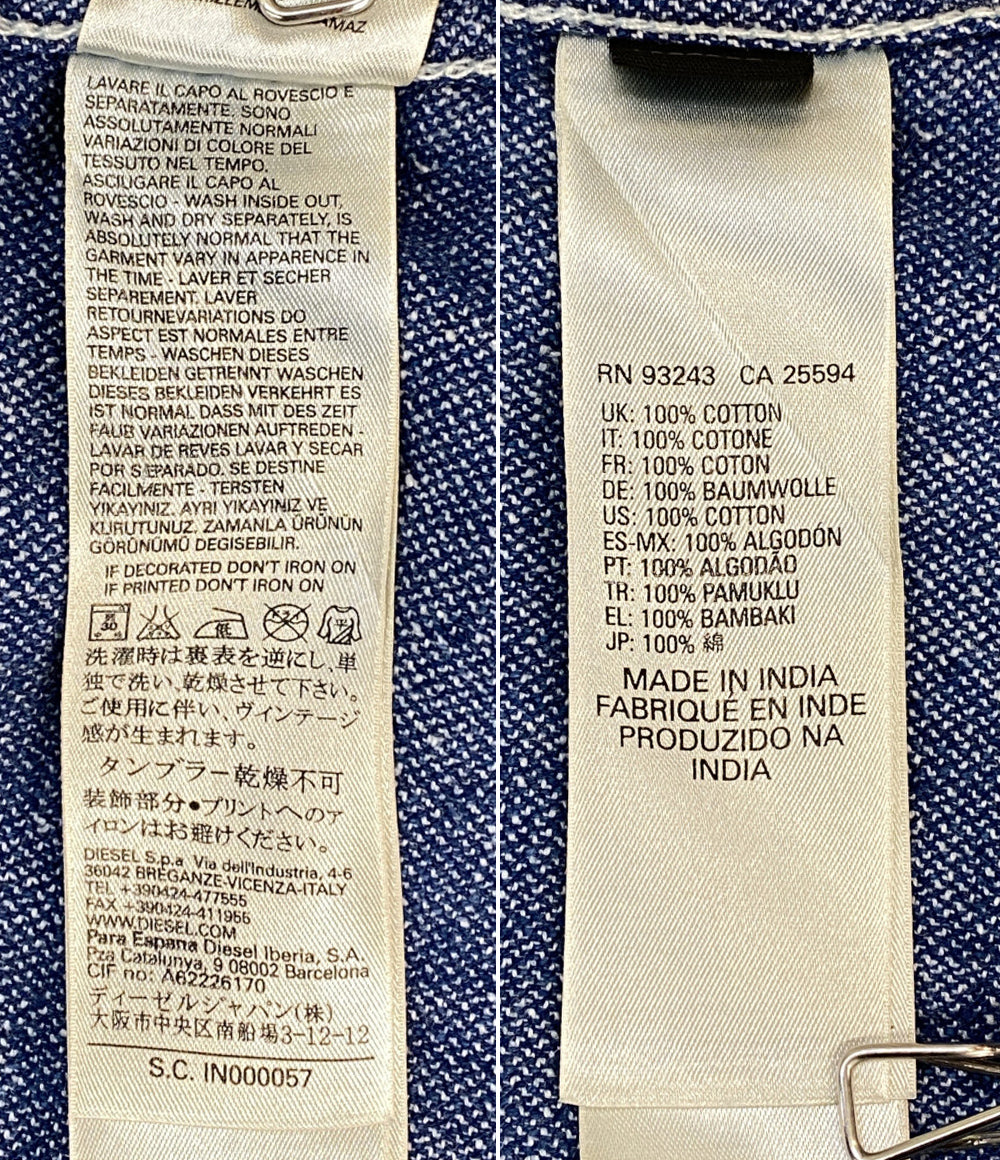 DIESEL 長袖シャツ デニムシャツ ブルー レディース SIZE XS ディーゼル