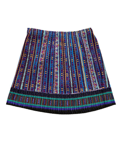 プリーツプリーズ スカート 短丈 総柄 レディース SIZE F PLEATS PLEASE