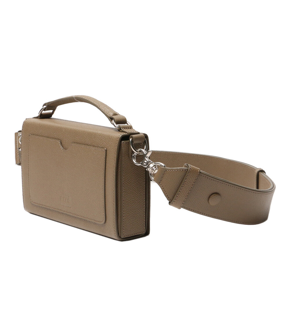 美品 アミパリス スクエア ミニショルダー レディース AMI paris