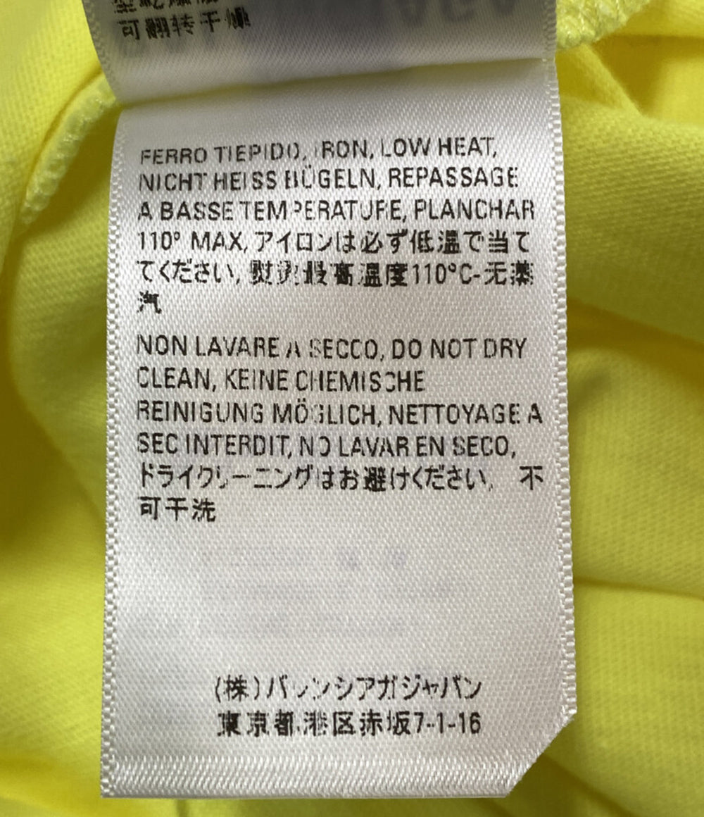 バレンシアガ 半袖Tシャツ ネオンイエロー キャンペーンロゴ メンズ SIZE XS BALENCIAGA