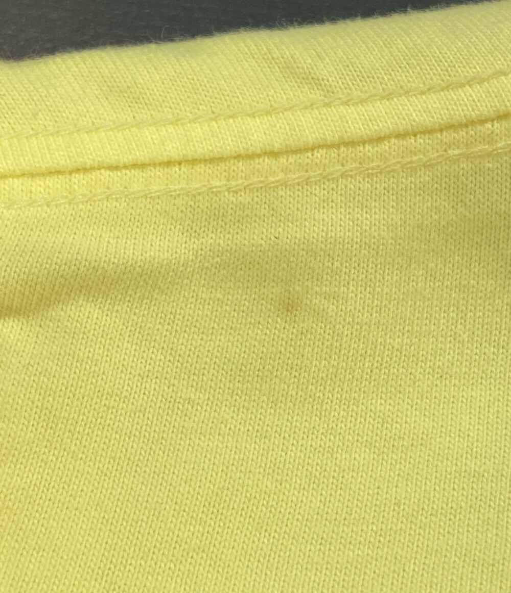 バレンシアガ 半袖Tシャツ ネオンイエロー キャンペーンロゴ メンズ SIZE XS BALENCIAGA