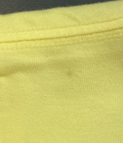 バレンシアガ 半袖Tシャツ ネオンイエロー キャンペーンロゴ メンズ SIZE XS BALENCIAGA