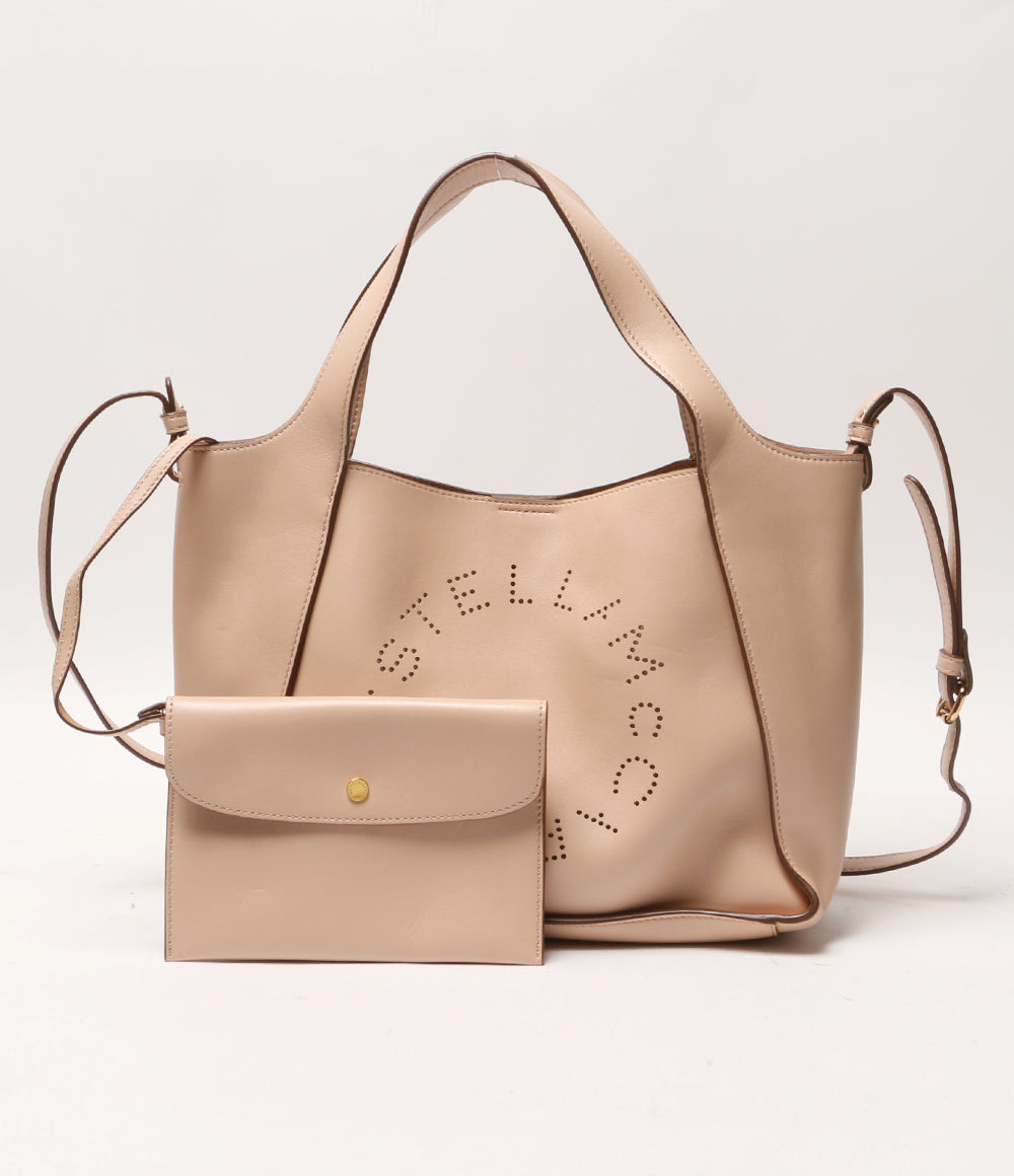 ステラマッカートニー パンチングロゴ トート ポーチ付 レディース STELLA McCARTNEY