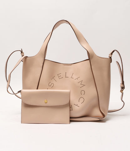 ステラマッカートニー パンチングロゴ トート ポーチ付 レディース STELLA McCARTNEY