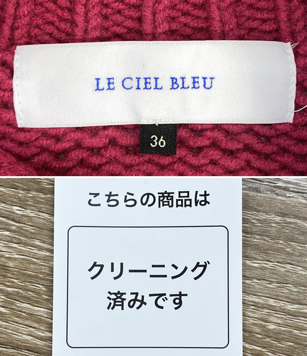 LE CIEL BLEU ルシェルブルー ニット 24s61105 レディース SIZE 36