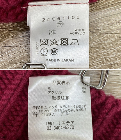 LE CIEL BLEU ルシェルブルー ニット 24s61105 レディース SIZE 36