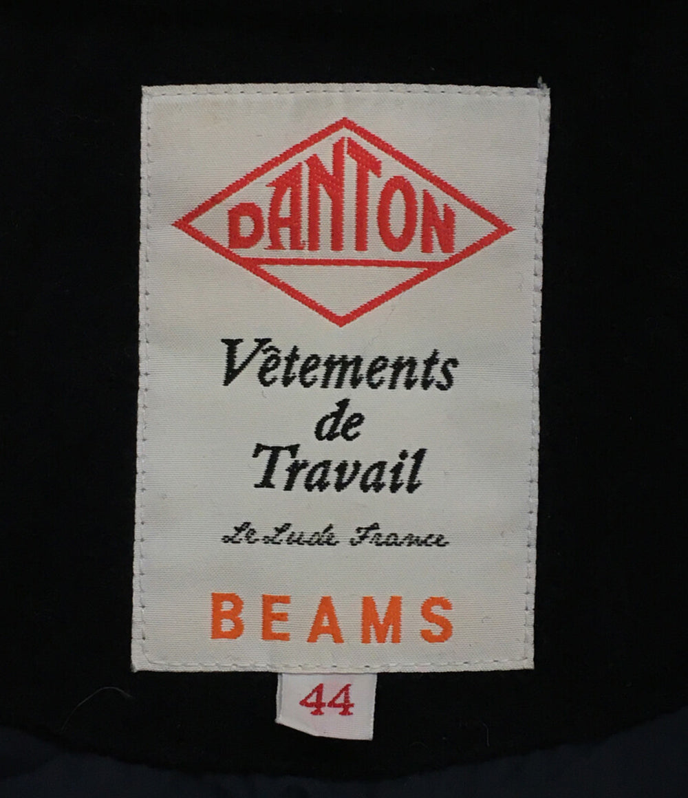 DANTON ダウンジャケット20A-FA-001 美品 DANTON - DANTON ダントン ファーフード ダウンジャケット ブラック