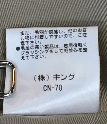 モラビト ファーコート ブラック 9093-31212 レディース SIZE 38 MORABITO