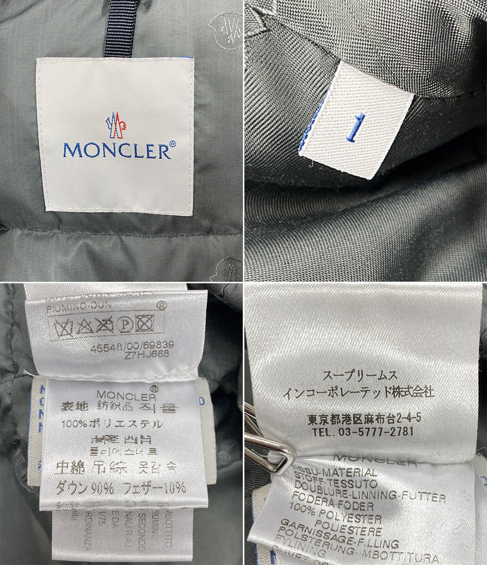 MONCLER ダウンジャケット ダウン90 グレー 45548 00 69839 レディース SIZE 1 モンクレール