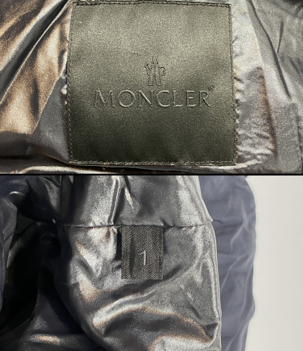 モンクレール ダウンジャケット ブラック メンズ SIZE 1 MONCLER