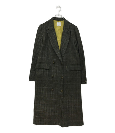AMERI アメリ コート グレンチェック グレー 017260050 レディース SIZE -