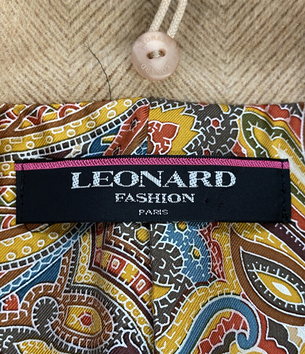 レオナール コート ベージュ 0328356 レディース SIZE 9AR LEONARD