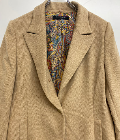 レオナール コート ベージュ 0328356 レディース SIZE 9AR LEONARD