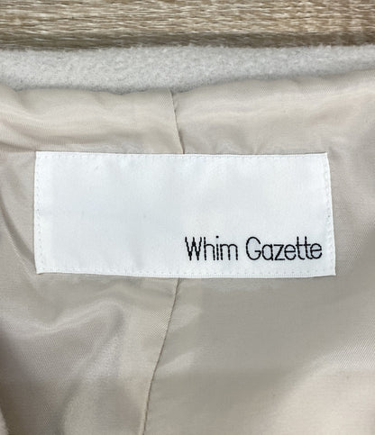 ウィム ガゼット ショートコート WGZ1032408A0006 レディース SIZE F Whim Gazette