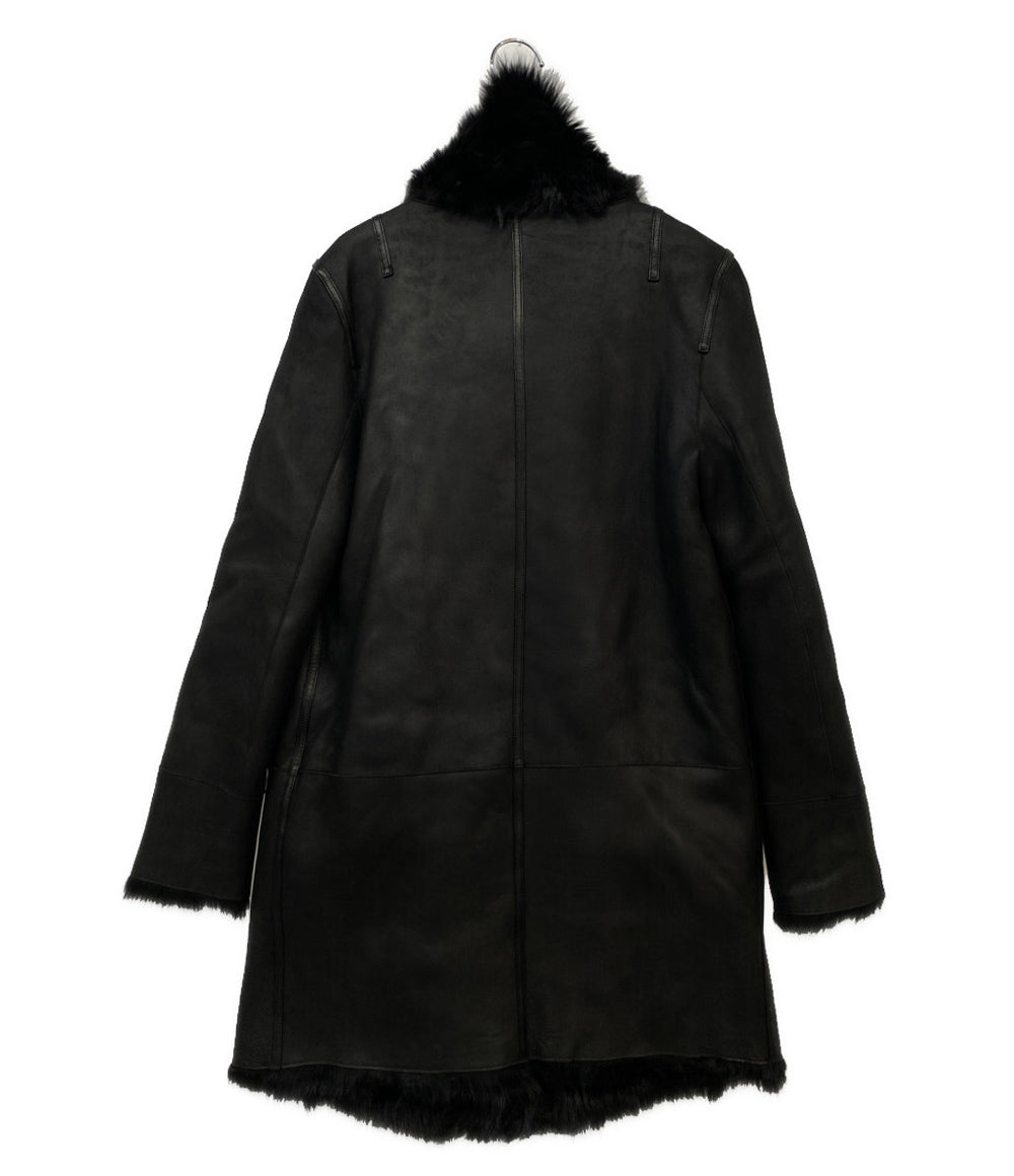 YVES SALOMO レザーコート ブラック レディース SIZE 36 イヴサロモン