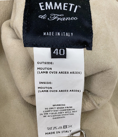 EMMETI ムートンコート レディース SIZE 40 エンメティ