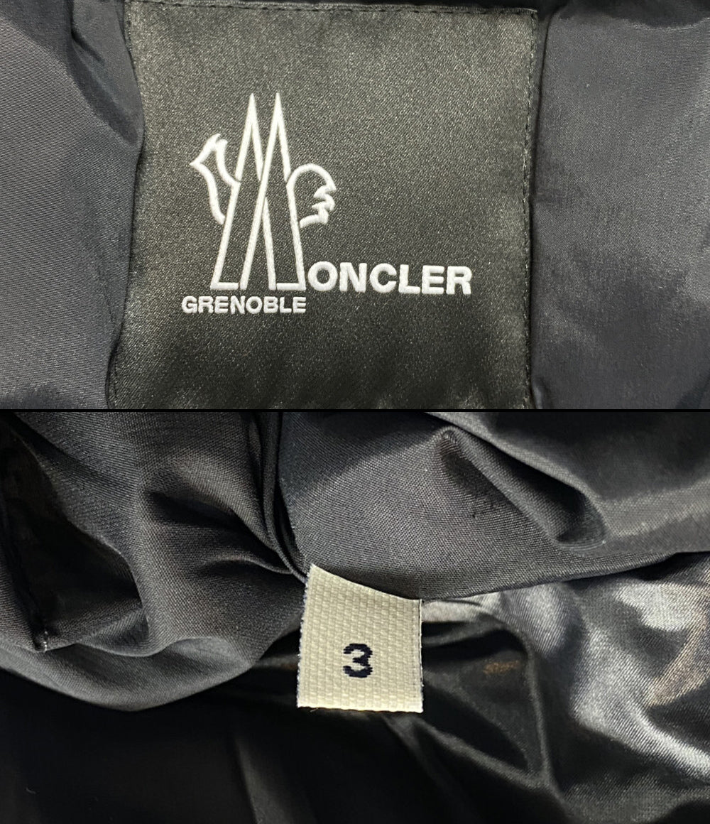 美品 MONCLER ダウンコート レッド BAUGES レディース SIZE 3 モンクレール