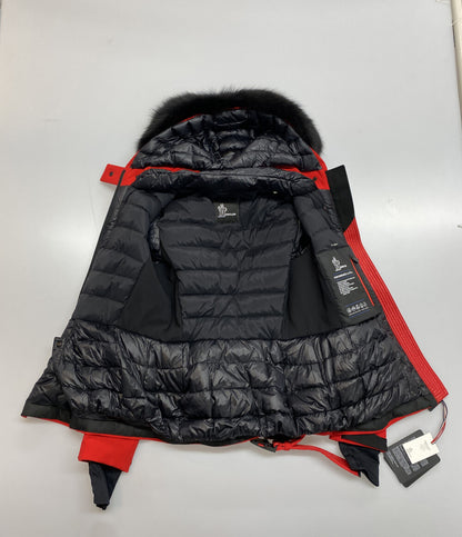 美品 MONCLER ダウンコート レッド BAUGES レディース SIZE 3 モンクレール