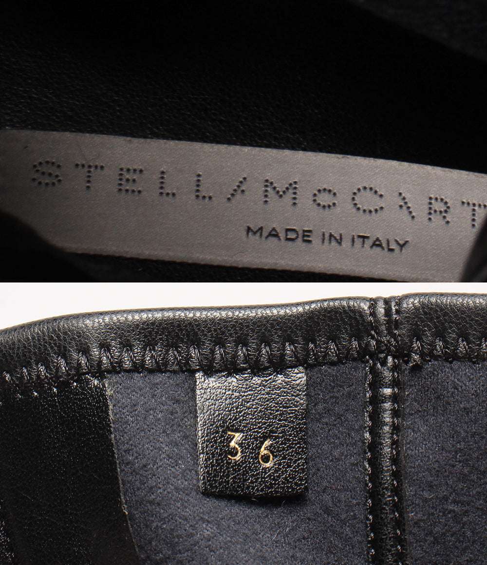 ステラマッカートニー ブーツ ブラック ゴアヒール レディース SIZE 36 STELLA McCARTNEY