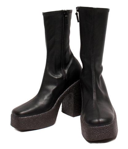 ステラマッカートニー ブーツ ブラック ゴアヒール レディース SIZE 36 STELLA McCARTNEY