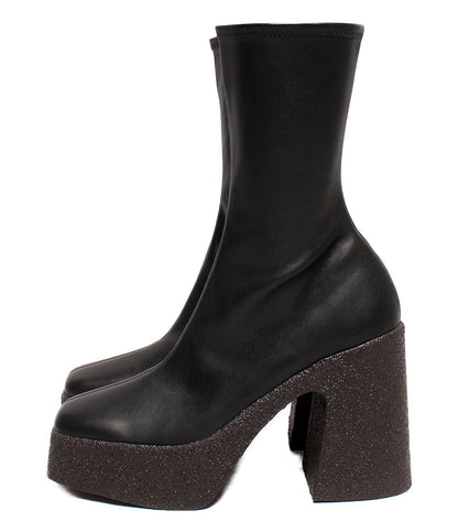 ステラマッカートニー ブーツ ブラック ゴアヒール レディース SIZE 36 STELLA McCARTNEY