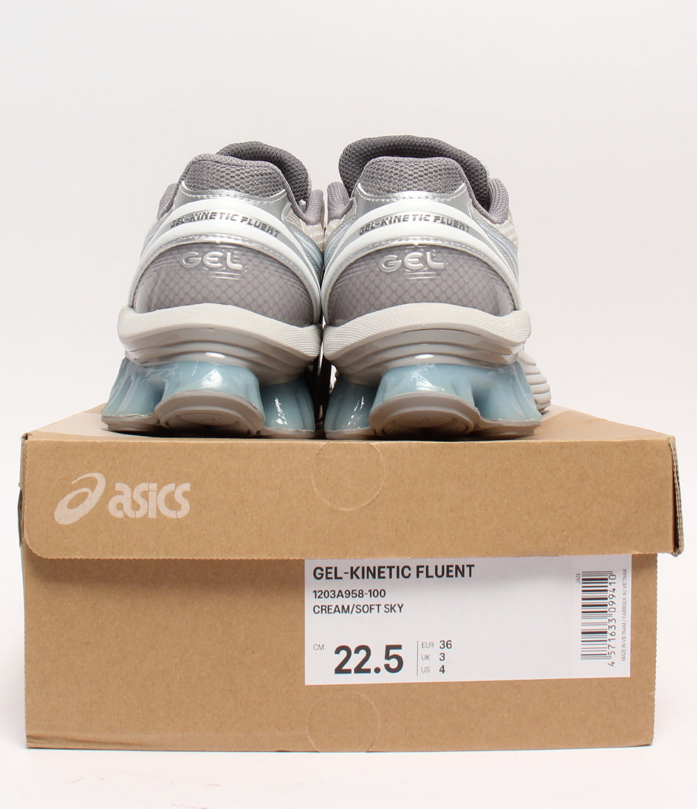 アシックス 美品 エミ スニーカー ×emmi ゲルキネティック フルーエン 1203A958 レディース SIZE 22.5 ASICS