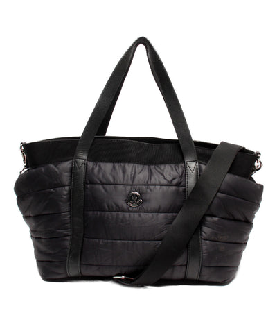 モンクレール トートバッグ Black Logo Mommy Bag レディース MONCLER