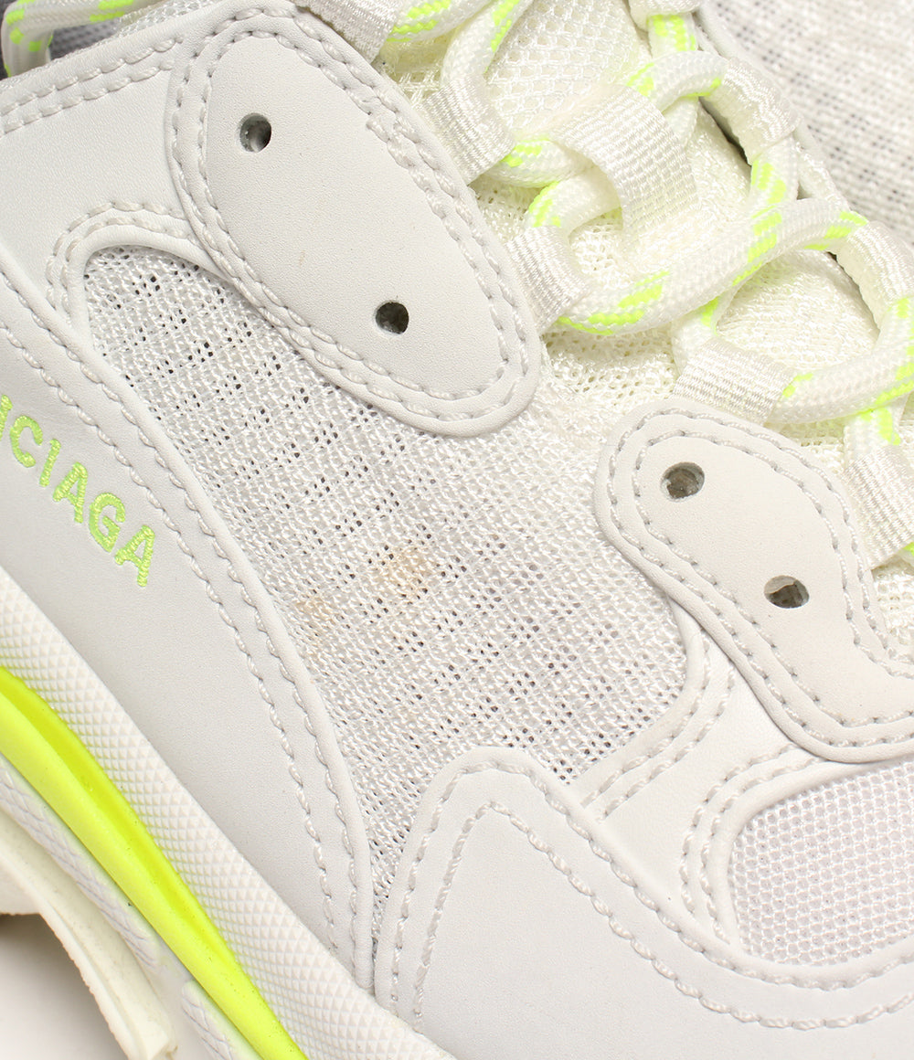 BALENCIAGA トリプルS スニーカー ホワイト×イエロー 536737