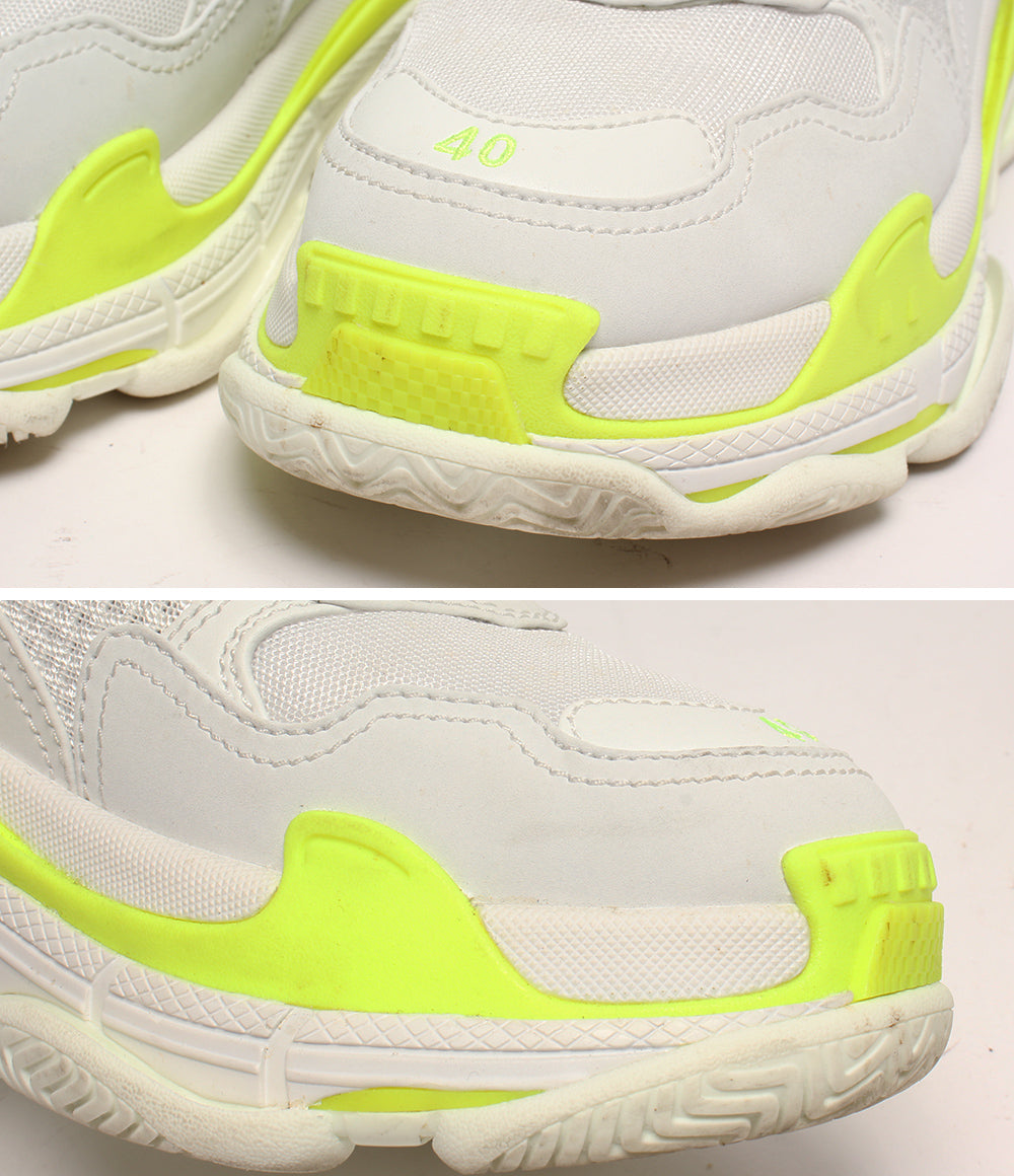 バレンシアガ トリプルS スニーカー ホワイト×イエロー 536737