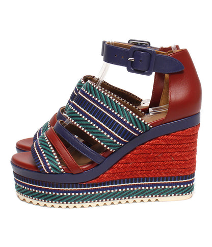 エルメス サンダル ローマエスパドリーユ ウェッジソール レディース SIZE 36 HERMES